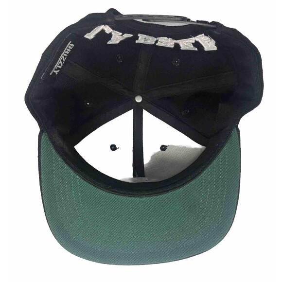 Grizzly Griptape Hat Cap Snap Back—Black w- White OG Bear -LA BREA 142 Cap - Picture 8 of 8